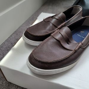 Cole hann leather loafer slip on